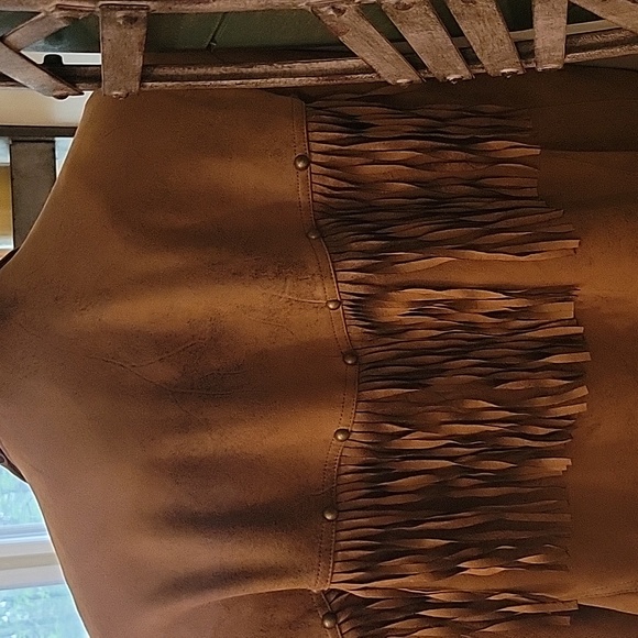 Free People We The Free Knox Vegan Fringe Leather Jacket - Picture 7 of 16